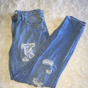 Forever 21 distressed jeans